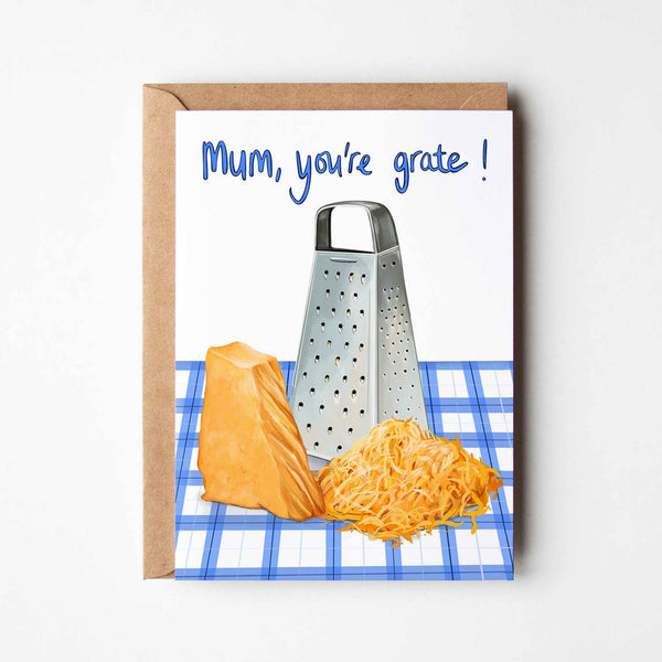 Mum you're Grate Greeting Card
