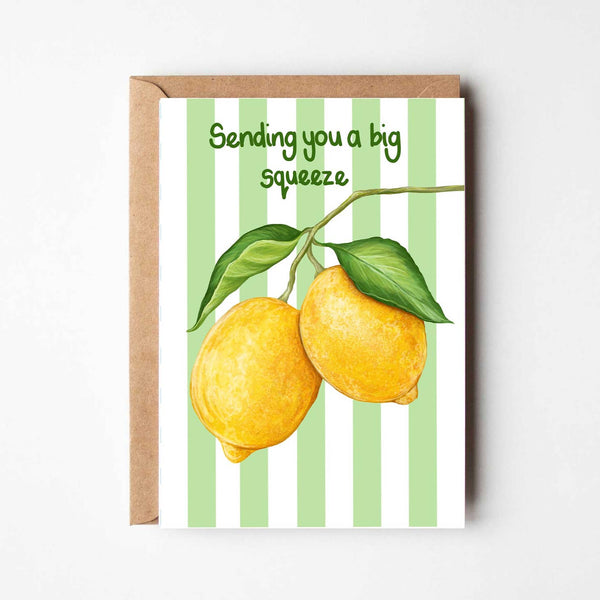 Sending a Squeeze Greeting Card