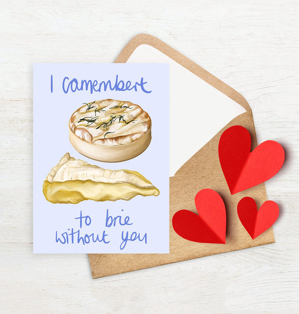 Camembert Greeting Card