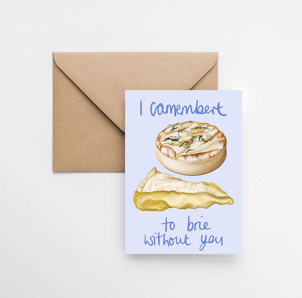 Camembert Greeting Card