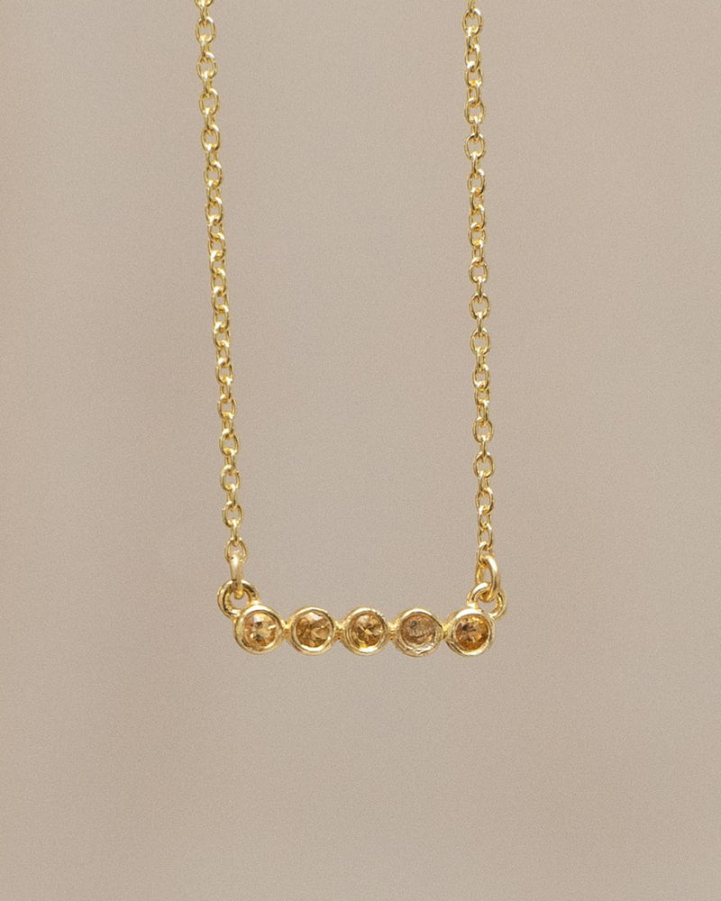 Umiko Necklace with Five Stones