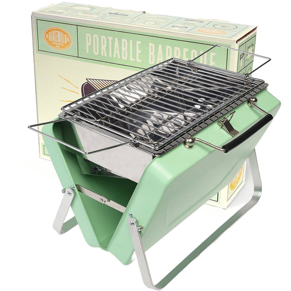 Portable Suitcase Bbq - Pistachio