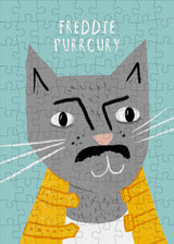 Freddie Purrcury 99 Piece Mini Jigsaw