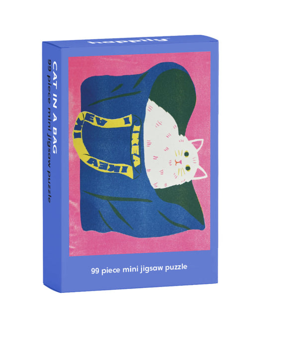 Cat in a Bag 99 Piece Mini Jigsaw