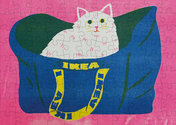 Cat in a Bag 99 Piece Mini Jigsaw