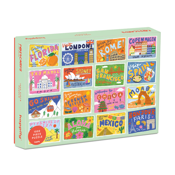 Postcards 1000pc Puzzle