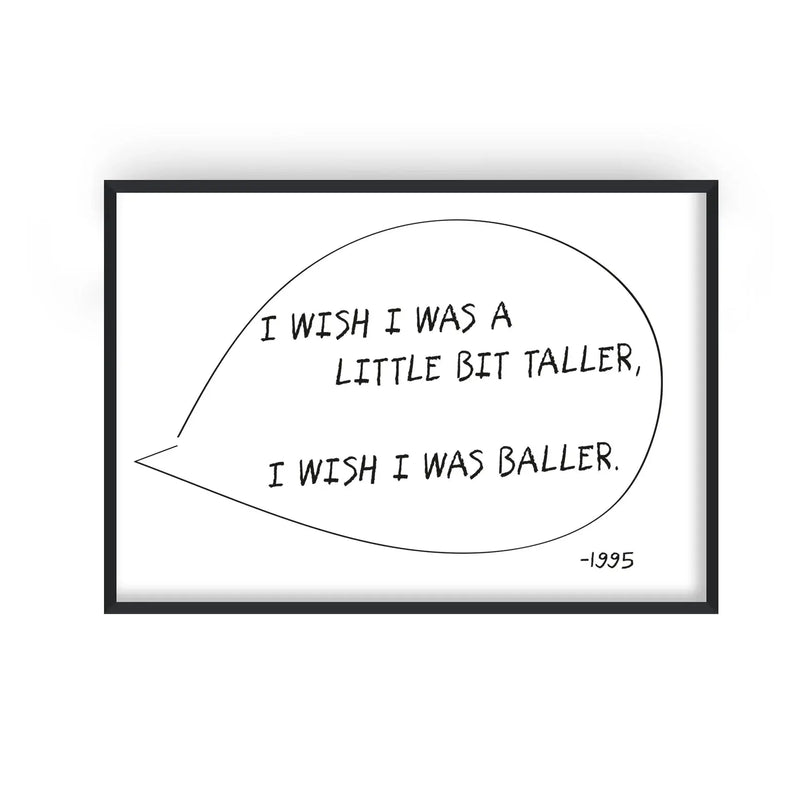 I Wish Retro Retro Music Home Decor Wall Art Print : A4