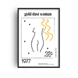 Gold Dust Woman Retro Giclée Art Print: A3