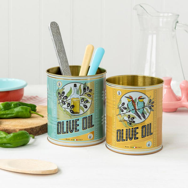 Storage Tins (Set of 2) - Olive Oil