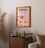 Aperol Spritz Print: Orange / Unframed / A3