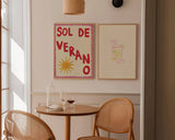 Sippin Spicy Margs Hand Painted Print: Unframed / A4