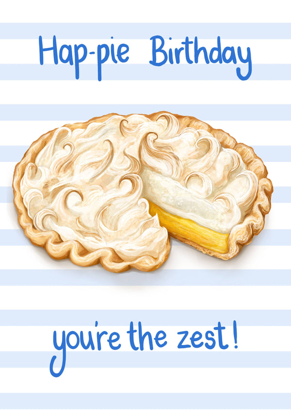 Lemon Meringue Birthday Card