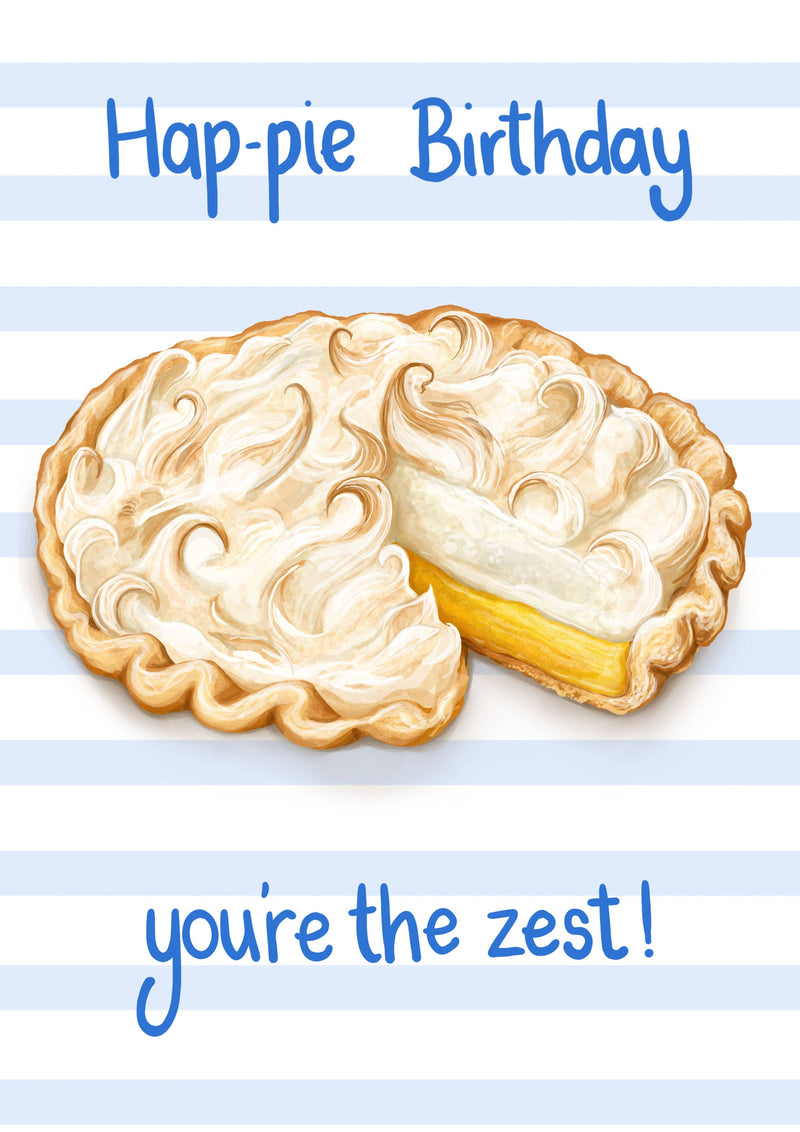 Lemon Meringue Birthday Card