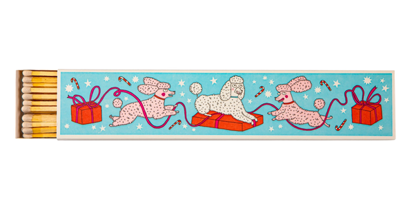 Christmas Poodles Long Matches