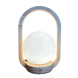 Lantern Beech style rechargeable touch lamp