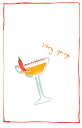 Spicy Margs - Stonewashed Linen Teatowel