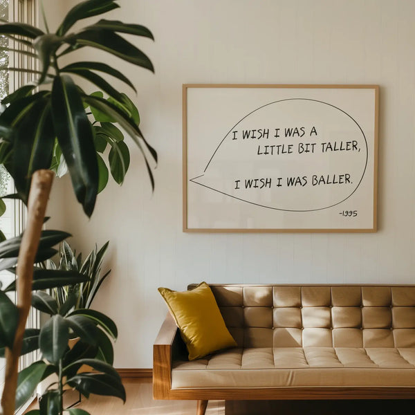 I Wish Retro Retro Music Home Decor Wall Art Print : A4