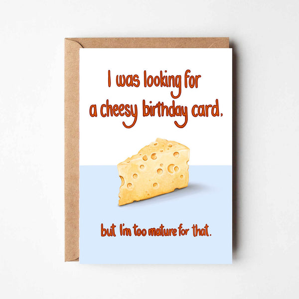 Mature Cheesy Greeting Card