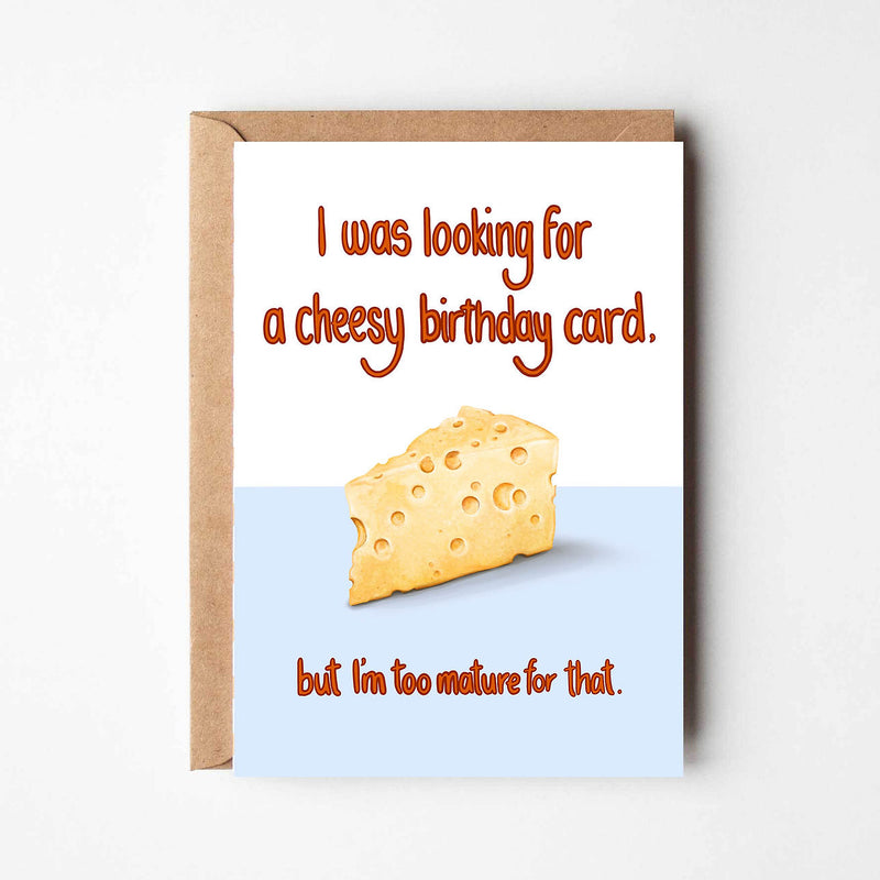 Mature Cheesy Greeting Card