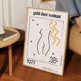 Gold Dust Woman Retro Giclée Art Print: A3