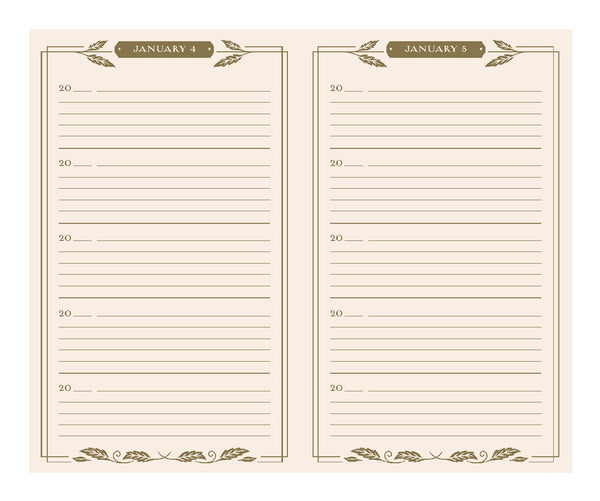 One Line a Day, A 5 Year Memory Book