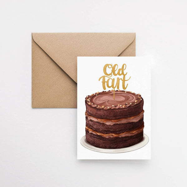 Old Fart Greeting Card
