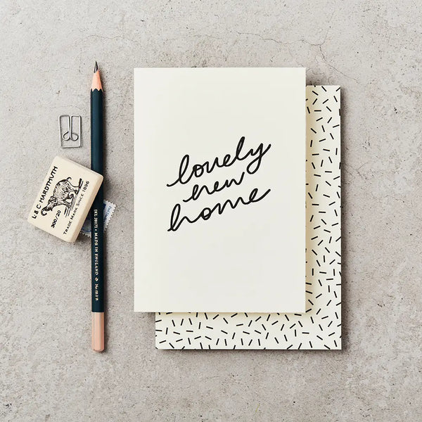 Lovely New Home Greeting Card