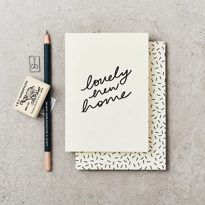 Lovely New Home Greeting Card
