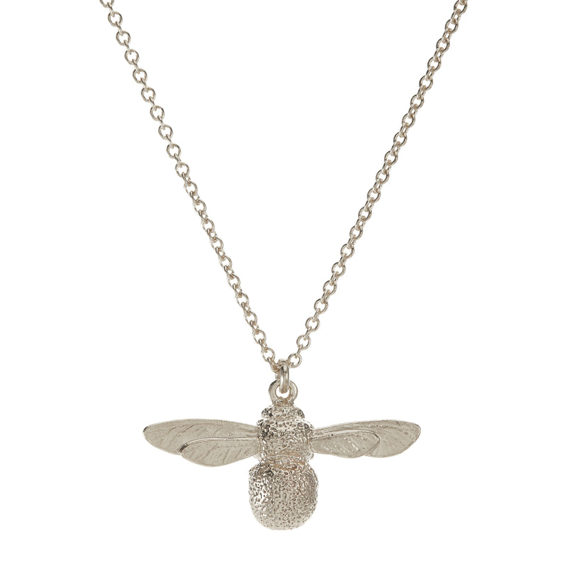 Silver Baby Bee Necklace
