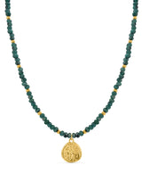 Azurite Medallion Necklace