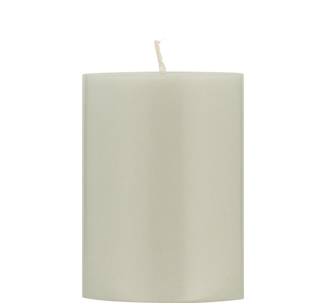 Short Block Pillar Candles - 10cm