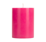 Short Block Pillar Candles - 10cm