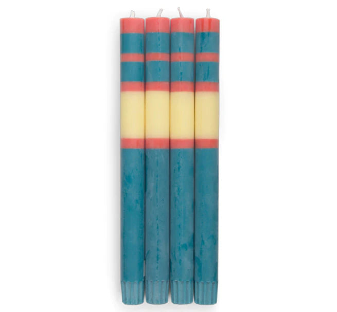 Brand New Striped Candles