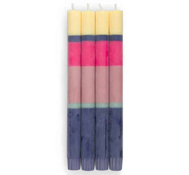 Brand New Striped Candles