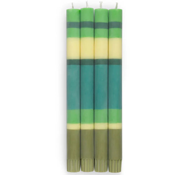 Brand New Striped Candles