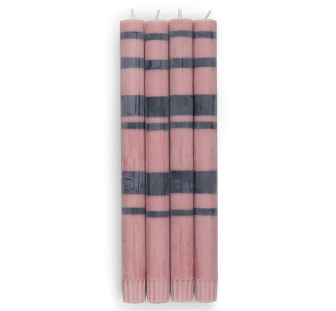 Brand New Striped Candles
