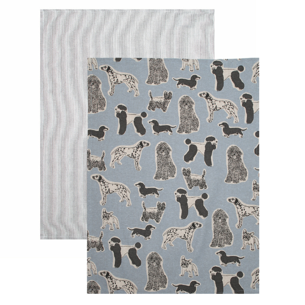 Pastel Pups Tea Towel Set