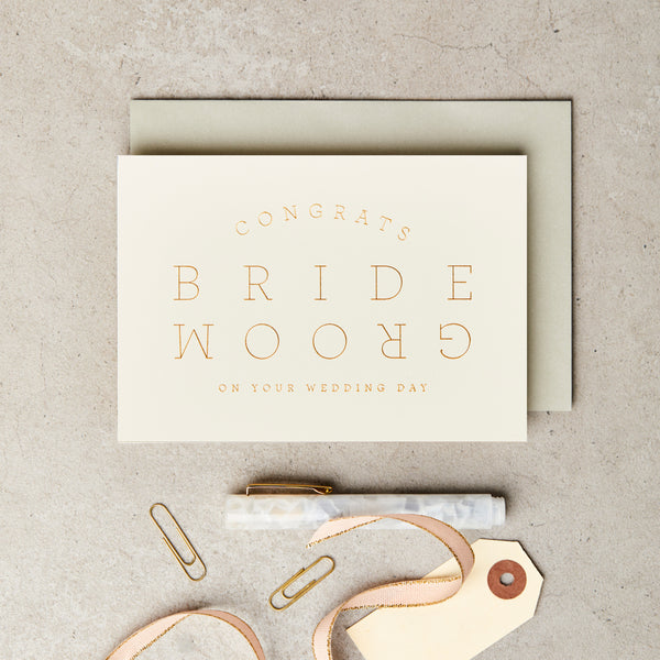 Bride & Groom Card