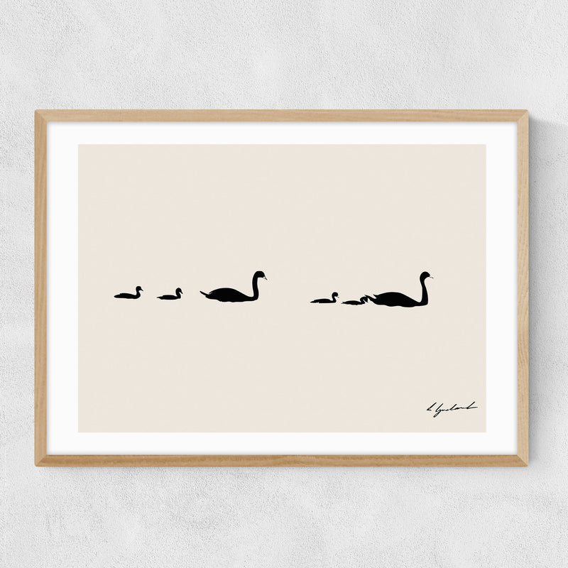 Swan Family, by Hali Igwelaezoh