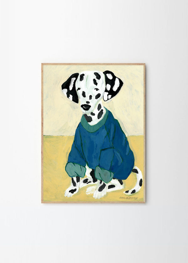 Dalmatian in Sweatshirt by Hanna Peterson