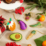 Christmas Pudding Zari Decoration