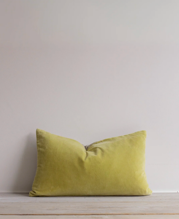 Misi Olive Velvet Cushion