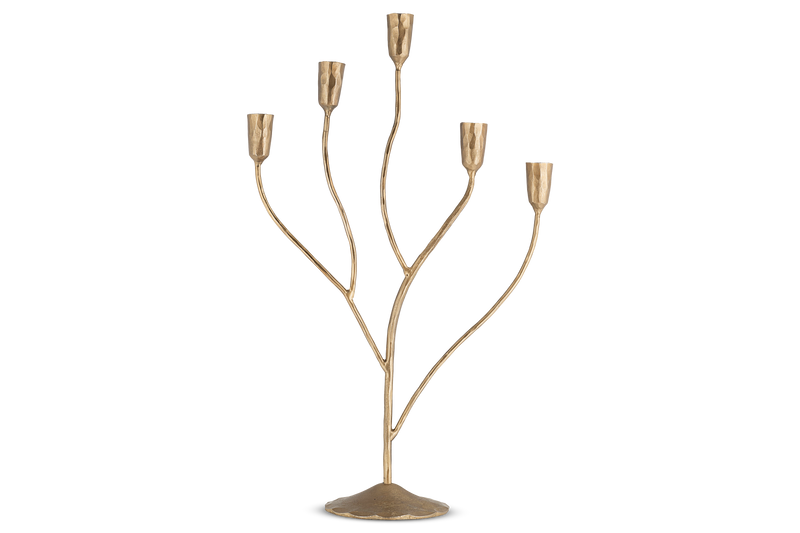 Palani Antique Brass Candelabra