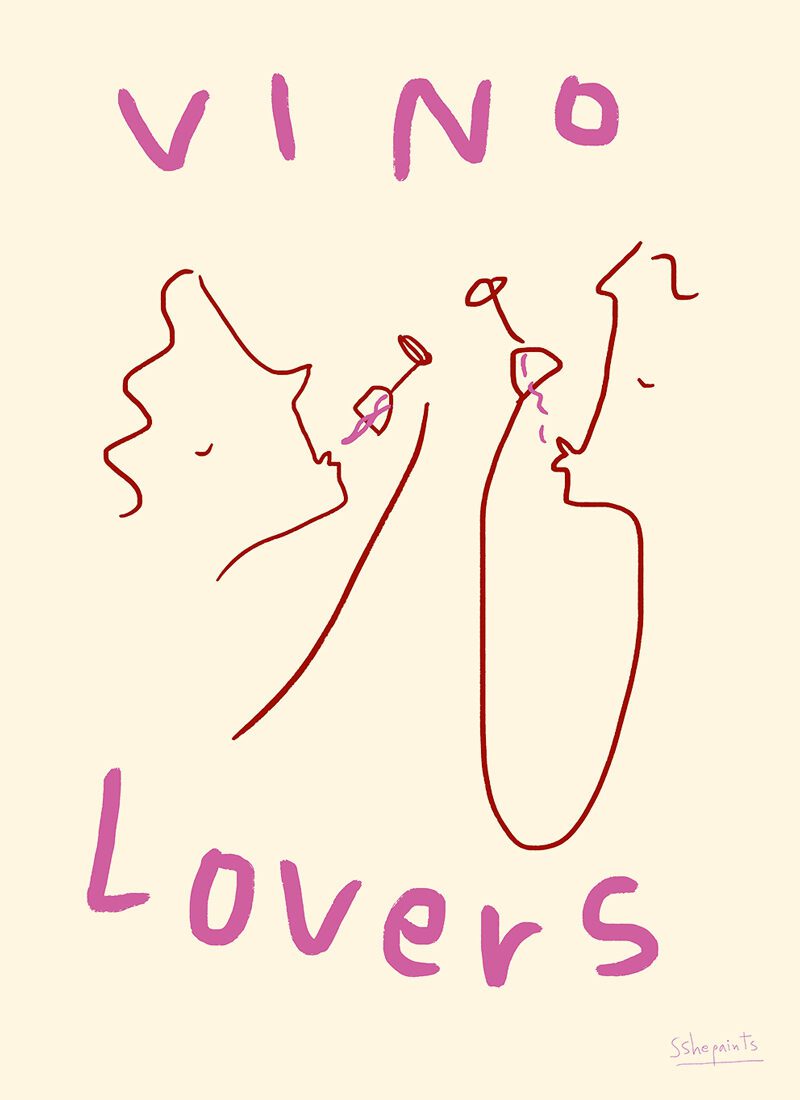 Vino Lovers by Ruby Hughes