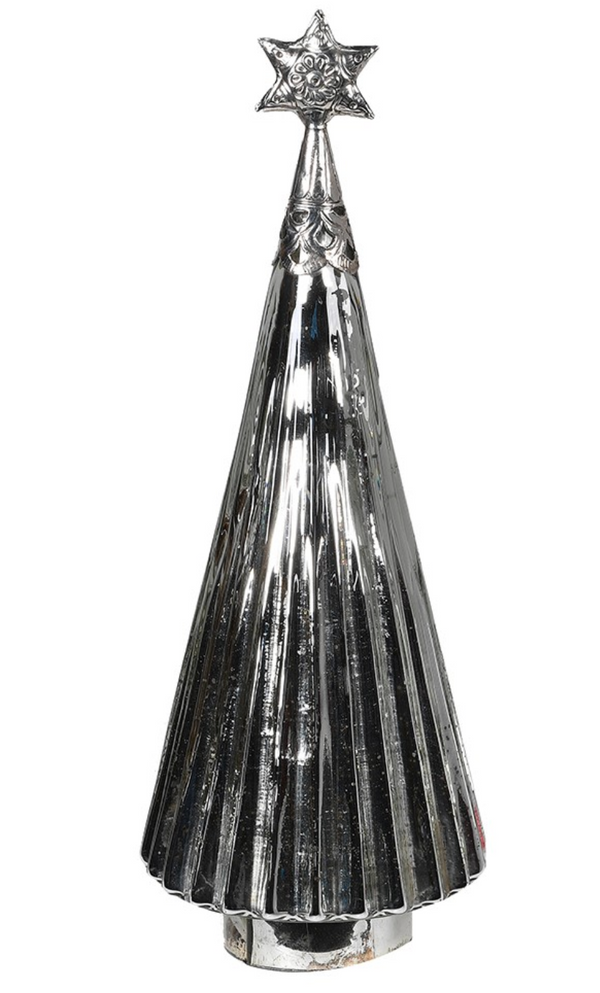 Large Mercury Glass Christmas Tree