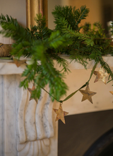 Star Garland on Velvet Ribbon