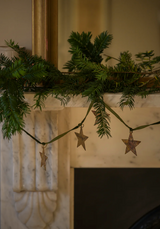 Star Garland on Velvet Ribbon