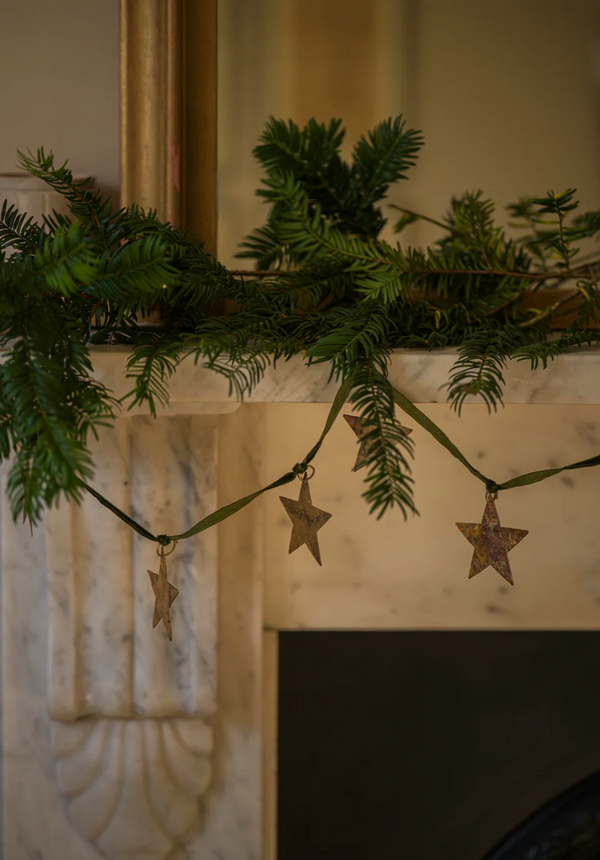 Star Garland on Velvet Ribbon