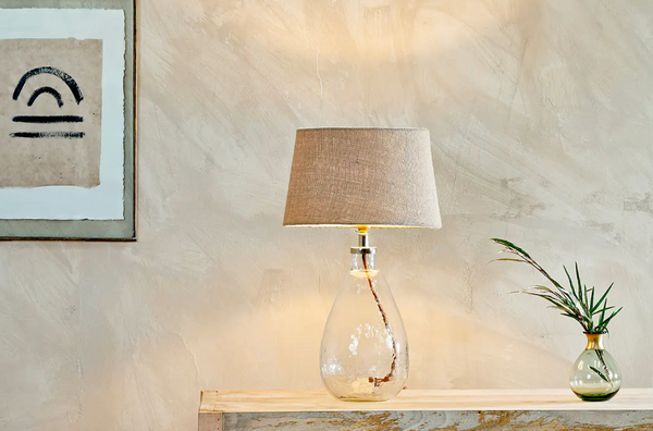 Baba Clear Glass Lamp