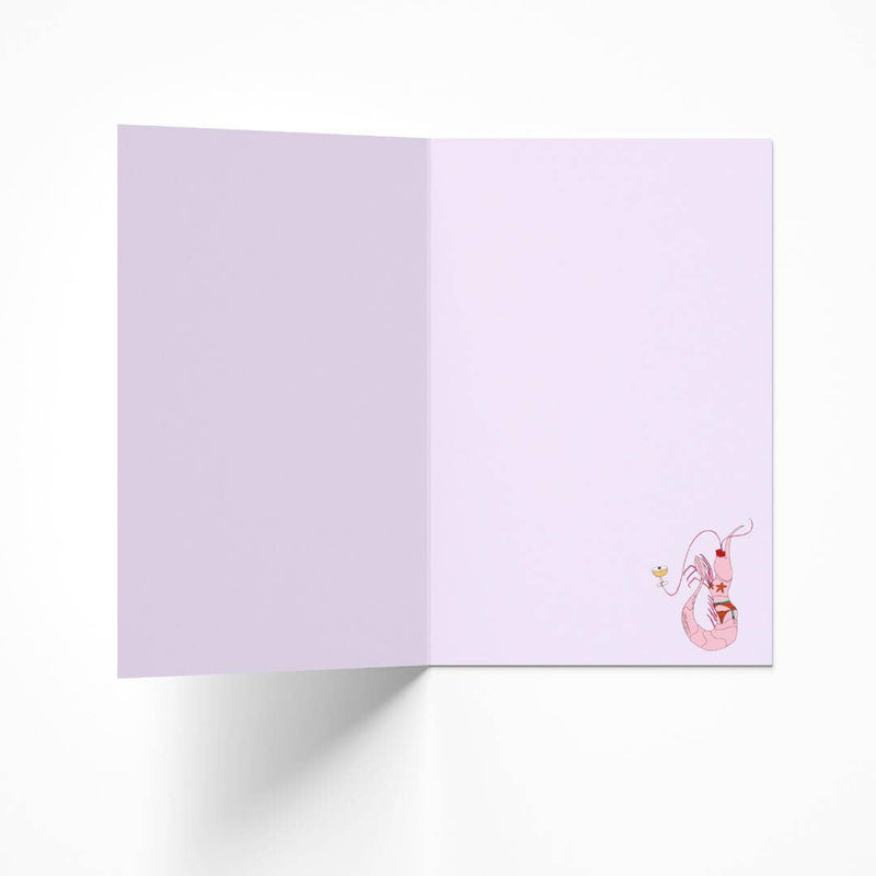 Prawn star birthday card